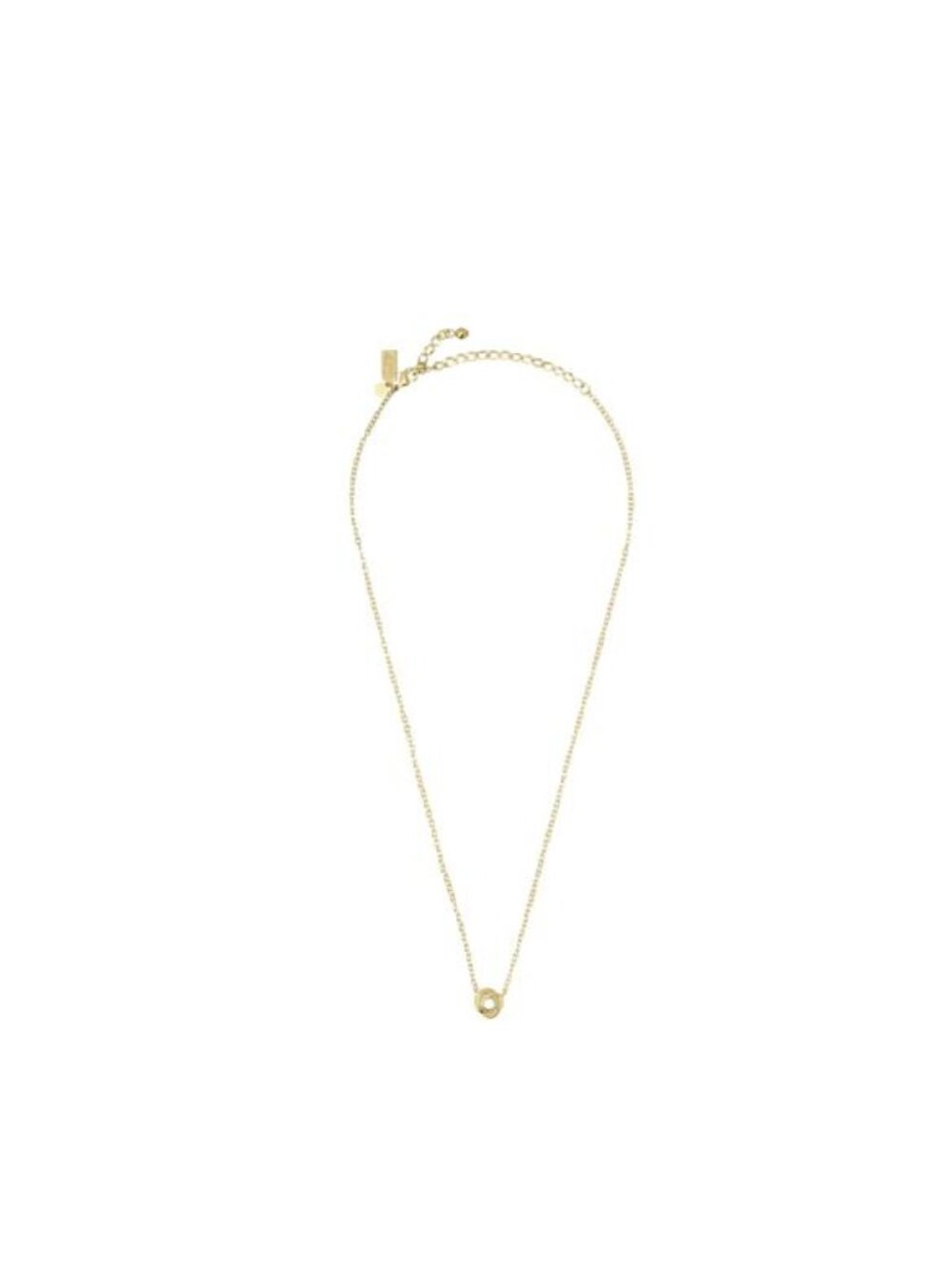 Kate Spade New York Infinity and Beyond Knot Mini Pendant Necklace Gold